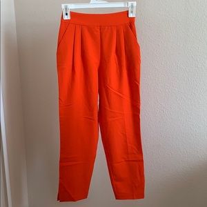 Orange trousers